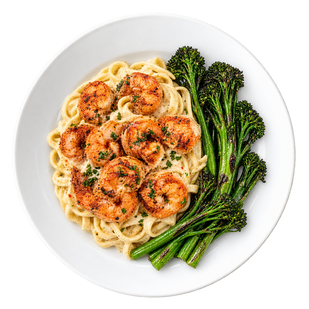 Jerk Alfredo Shrimp